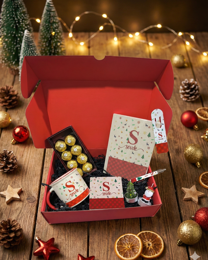 Yılbaşı Hediye Kutusu | Özelleştirilebilir İsim Baskılı