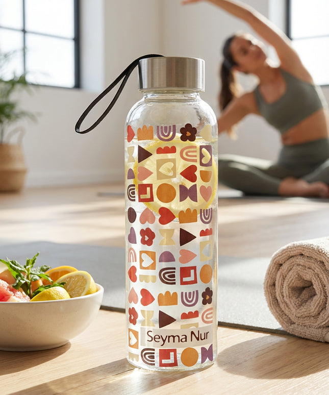 LoveDesen Cam Suluk Özel Kutu (İsim Baskılı)