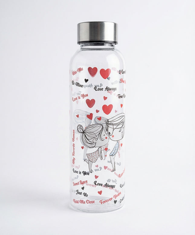 Sevgili Öpücük Cam Mataralı Özel Kutu