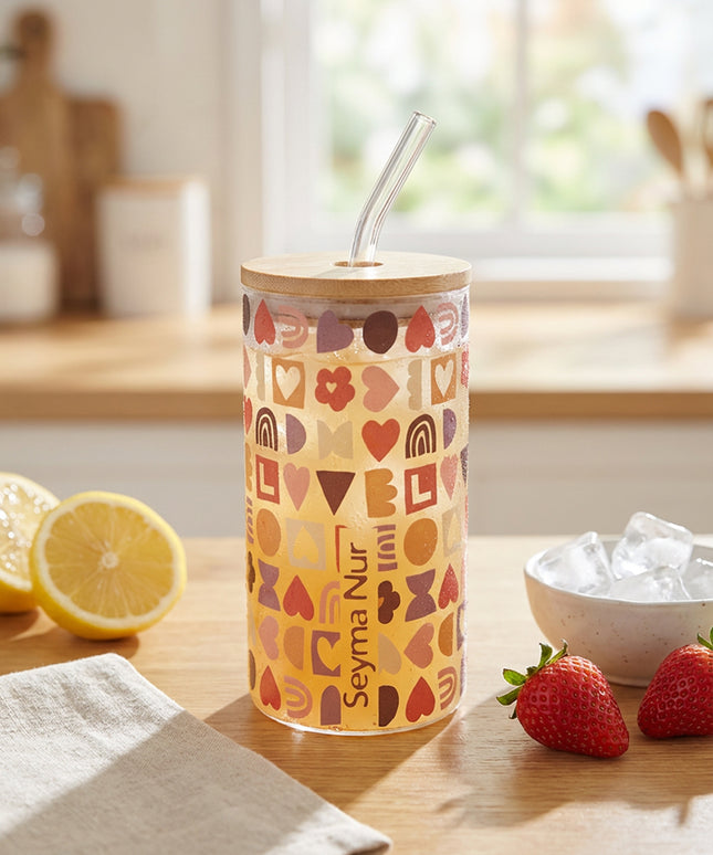 LoveDesen Cam Pipetli Suluk Özel Kutu (İsim Baskılı)