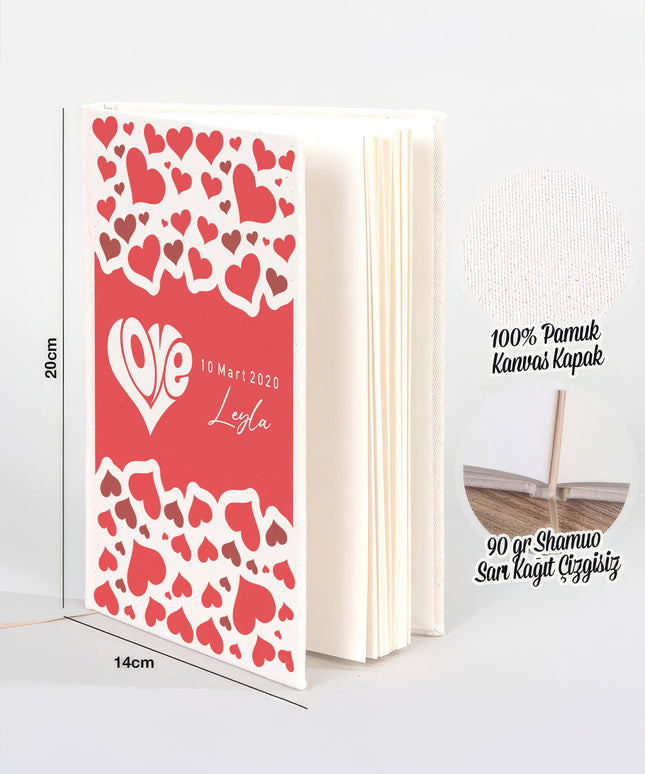 LoveKalp Kanvas Defter (14x20)