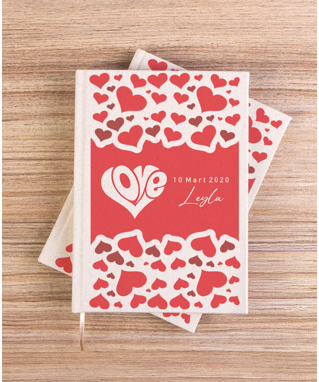 LoveKalp Kanvas Defter (14x20)