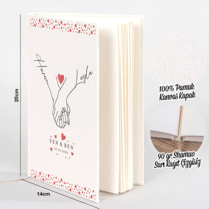 Sen Ben Kanvas Defter (14x20)