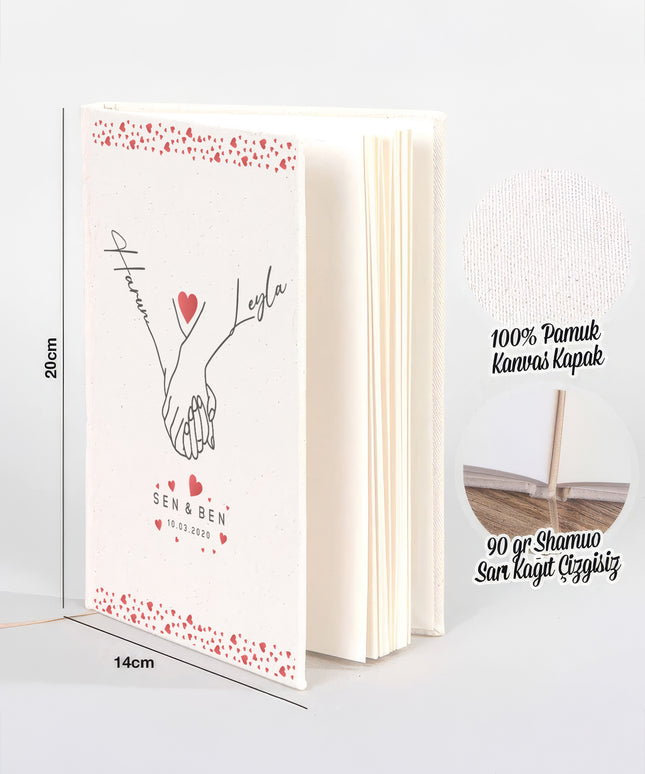 Sen Ben Kanvas Defter (14x20)