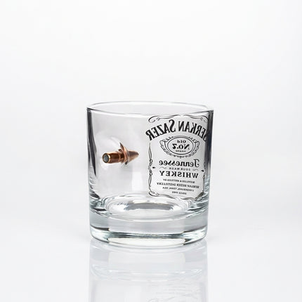 JD Etiket Mermili Viski Bardağı + 4 Adet Viski Taşı (İsim Baskılı)