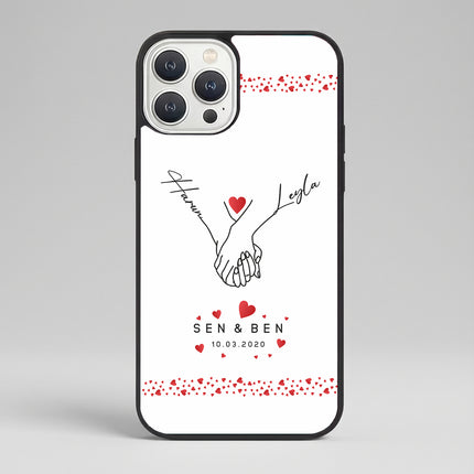 Kişiye Özel iPhone Telefon Kılıfı Sen&Ben (İsimli ve Tarihli) | tasarla kutla