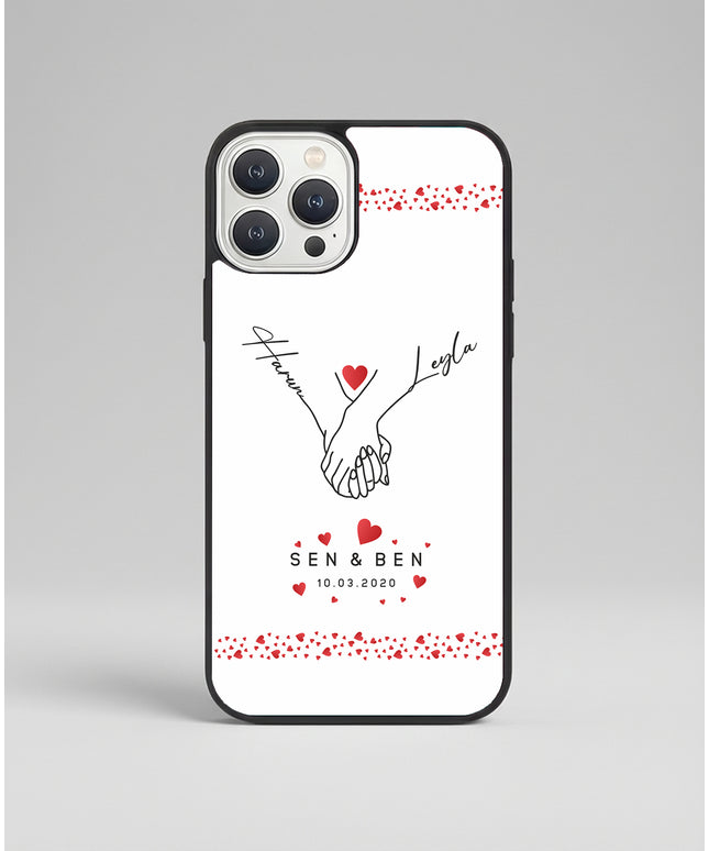 Kişiye Özel iPhone Telefon Kılıfı Sen&Ben (İsimli ve Tarihli) | tasarla kutla