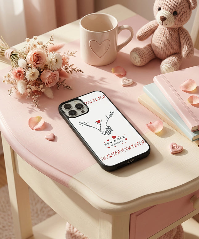 Kişiye Özel iPhone Telefon Kılıfı Sen&Ben (İsimli ve Tarihli) | tasarla kutla