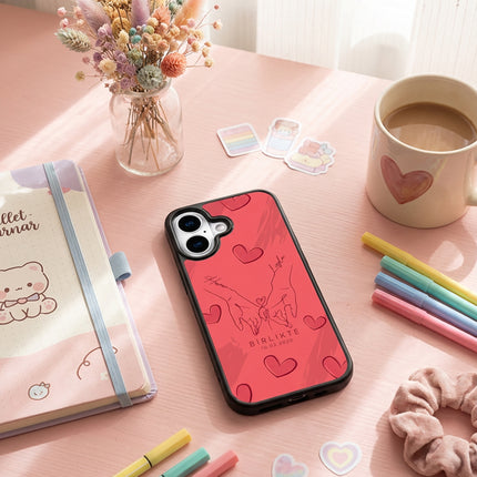 Kişiye Özel iPhone Telefon Kılıfı El Ele (İsimli ve Tarihli) | tasarla kutla
