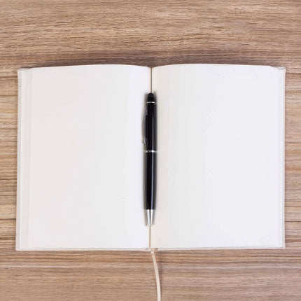 Benekli Kalp Kanvas Defter (14x20)