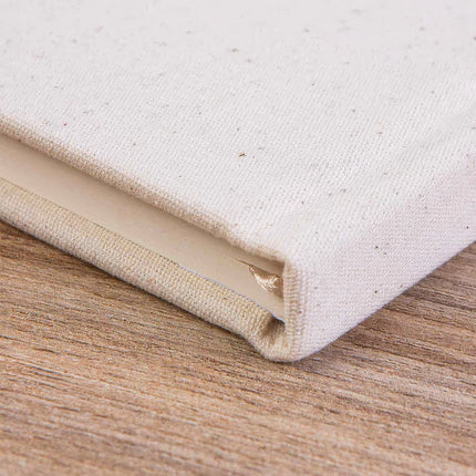 Benekli Kalp Kanvas Defter (14x20)