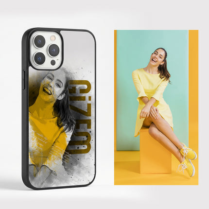 Kişiye Özel iPhone Telefon Kılıfı Mixed Art (Fotoğraflı & İsimli) | tasarla kutla