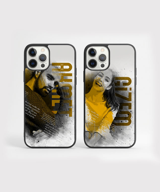 Kişiye Özel iPhone Telefon Kılıfı Mixed Art (Fotoğraflı & İsimli) | tasarla kutla